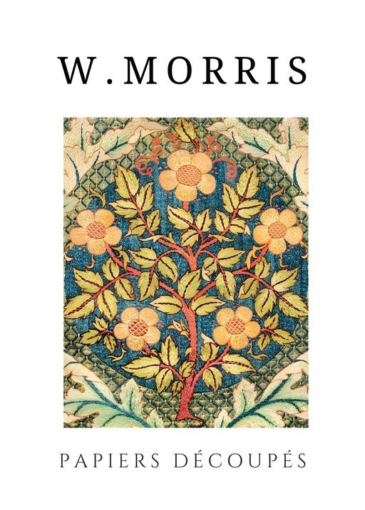 William Morris Papiers Découpés Floral Art Poster