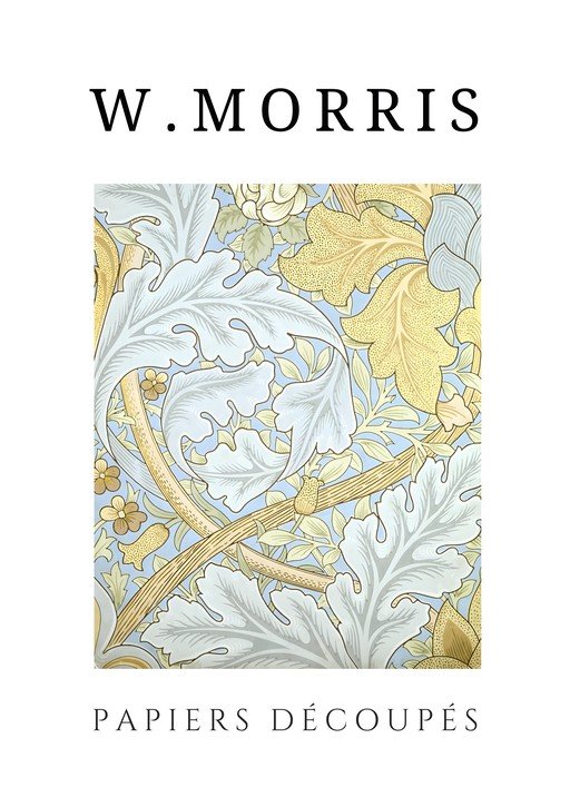 W. Morris Papiers Découpés Floral Wallpaper Design