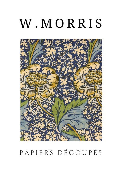 William Morris Papiers Découpés Floral Pattern
