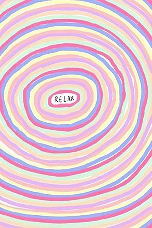 Relaxing Swirls with Pastel Colors and Text