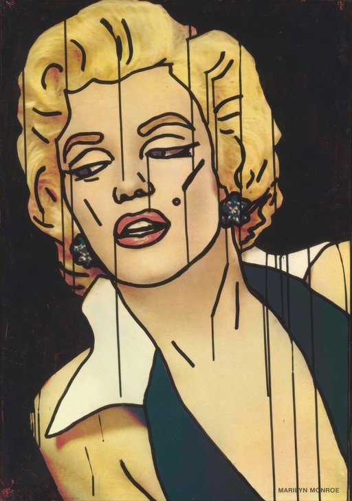 Pop Art Portrait of Marilyn Monroe