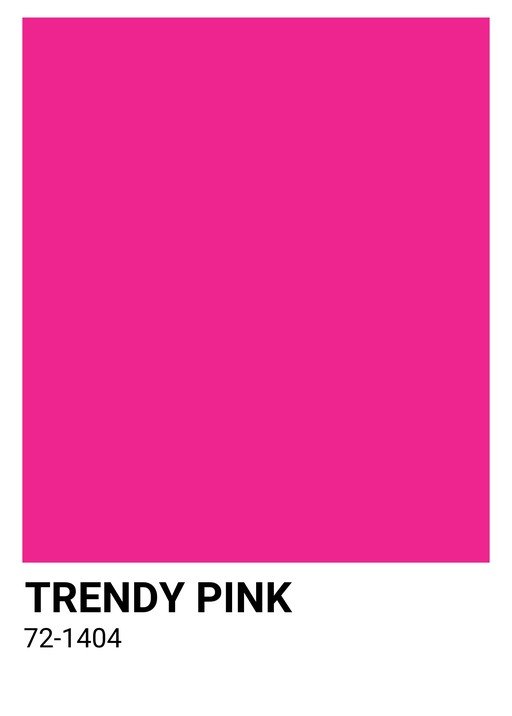 Trendy Pink Color Swatch