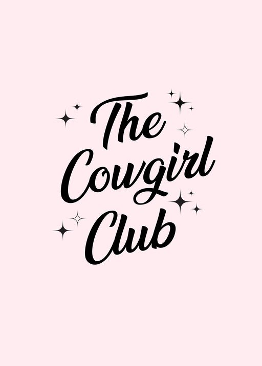 The Cowgirl Club Logo with Sparkles