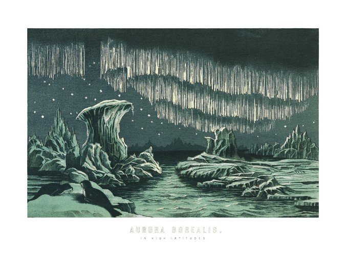 Aurora Borealis in High Latitudes