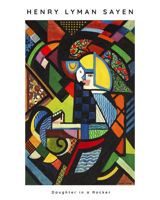 Daughter in a Rocker by Henry Lyman Sayen