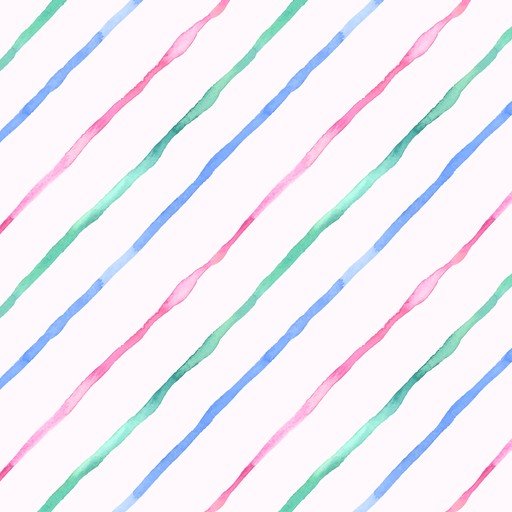 Watercolor Stripes Pattern