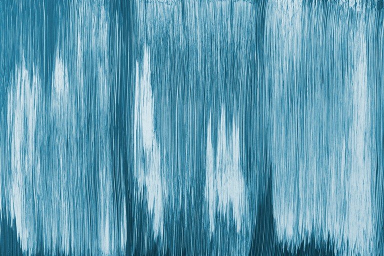 Abstract Teal and White Vertical Brushstroke Texture