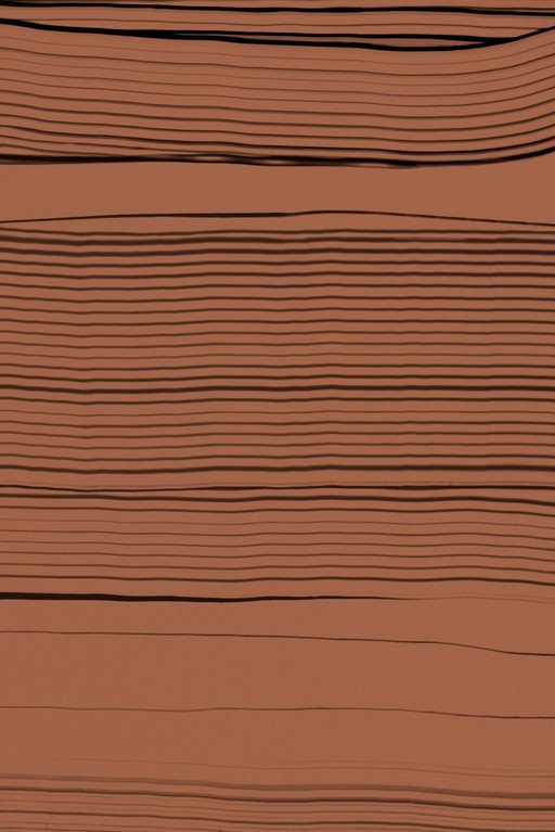Abstract Horizontal Lines on Terracotta Background