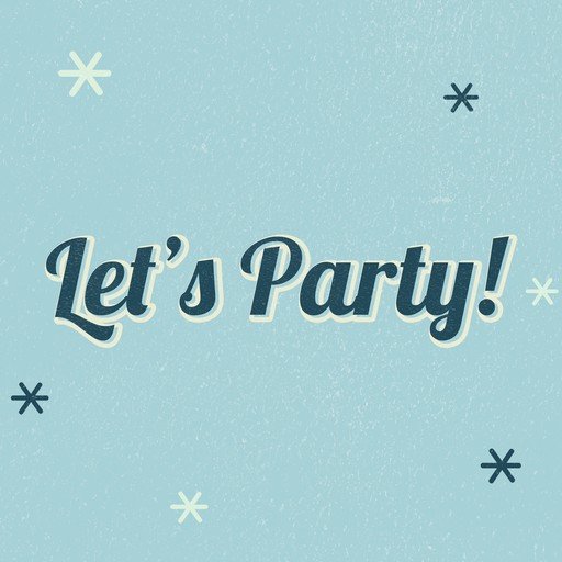 Let's Party Retro Invitation