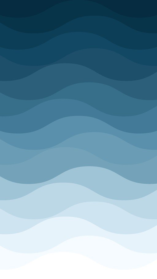 Abstract Blue Wave Gradient Background