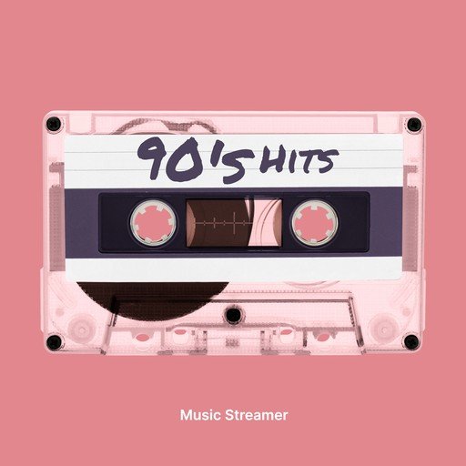 90s Hits Cassette Tape for Music Streamer