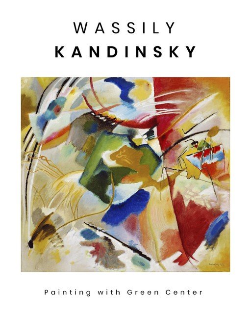 Wassily Kandinsky's Painting with Green Center