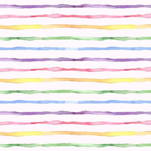 Watercolor Stripes Pattern