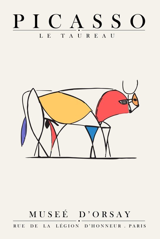 Picasso's "Le Taureau" Poster for Musée d'Orsay
