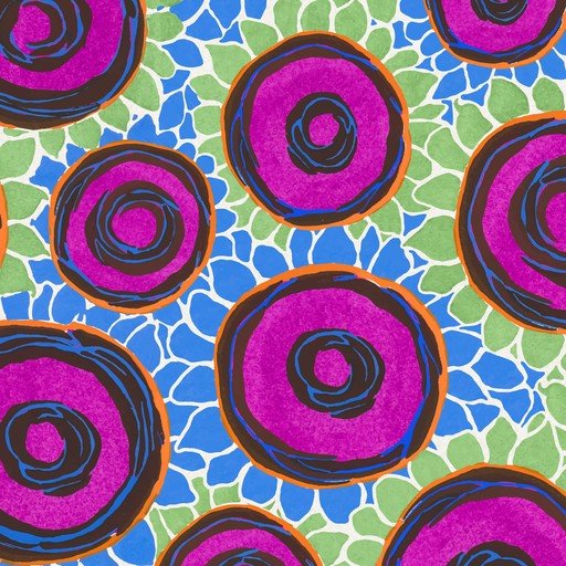 Vibrant Abstract Circles Pattern