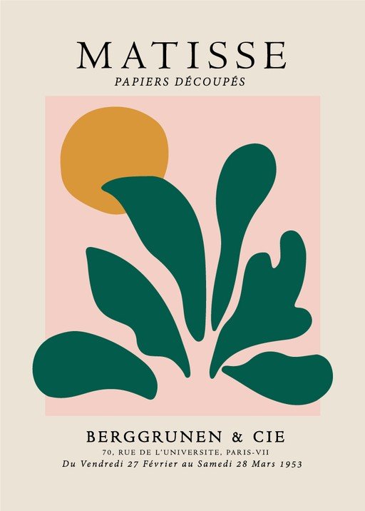 Matisse Papiers Découpés Exhibition Poster
