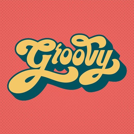 Retro "Groovy" Text Design