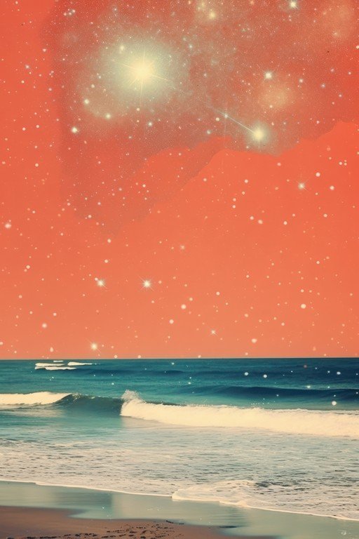 Cosmic Ocean Sunset