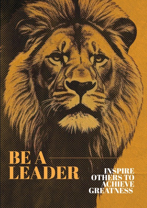 Lion's Majestic Gaze: Be a Leader, Inspire Greatness