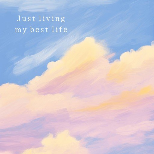 Dreamy Sky with Inspirational Quote