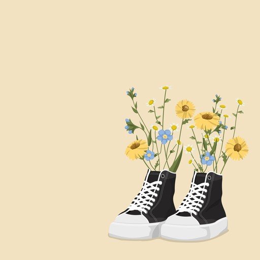 Sneakers Blooming with Wildflowers