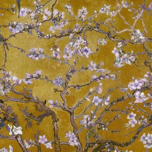 Almond Blossoms Painting by Vincent van Gogh