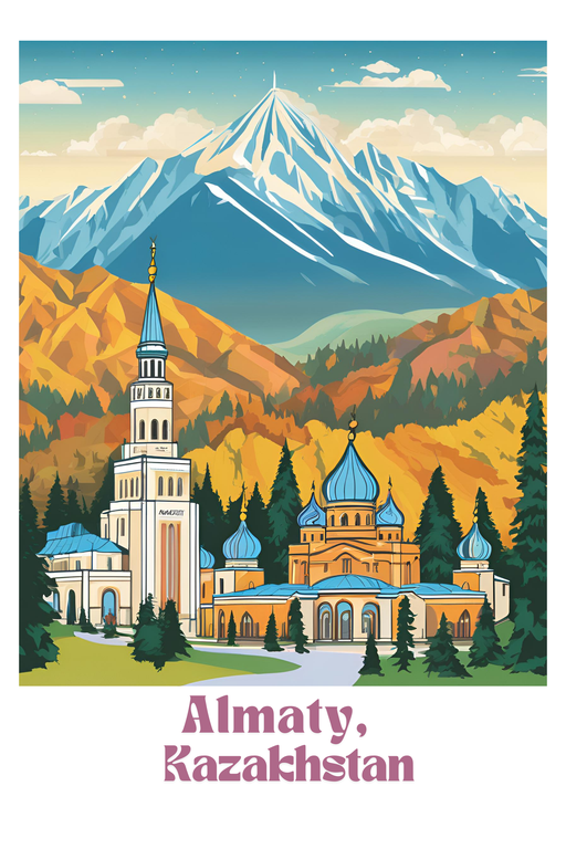 Almaty, Kazakhstan: Mountainous Landscape with Architectural Marvels