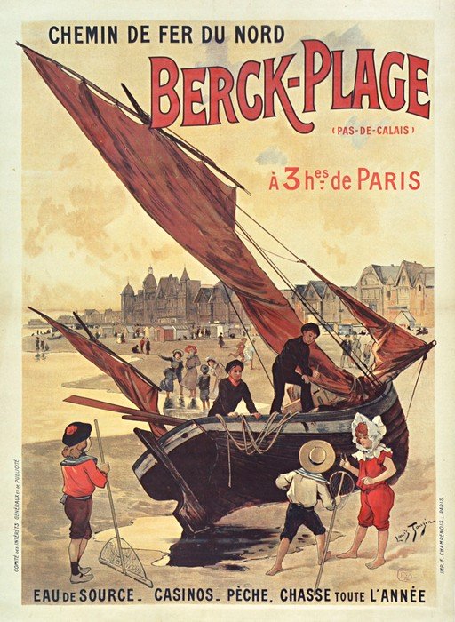 Berck-Plage: Seaside Resort Advertisement