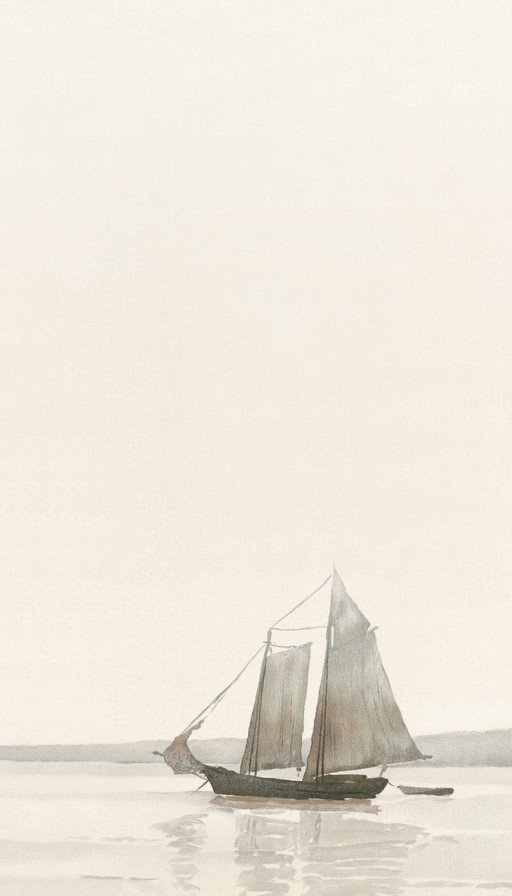 Serene Sailboat on Calm Waters