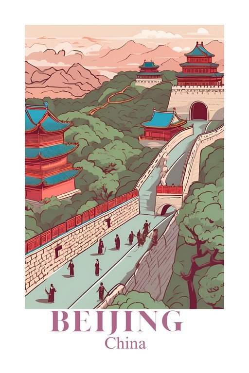 Great Wall of China in Beijing