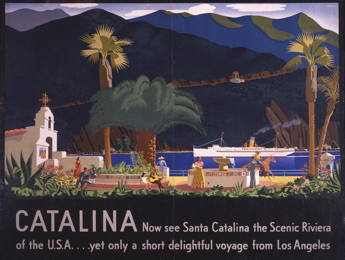 Catalina: The Scenic Riviera of the USA Travel Poster