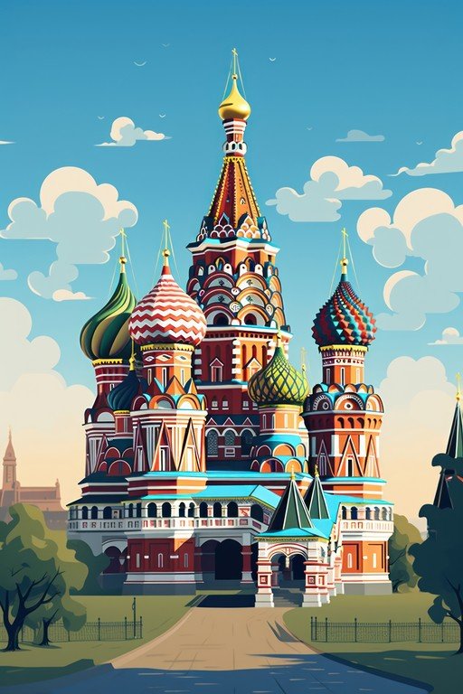 St. Basil's Cathedral in Moscow