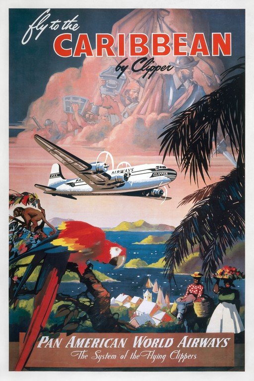 Fly to the Caribbean by Pan American World Airways