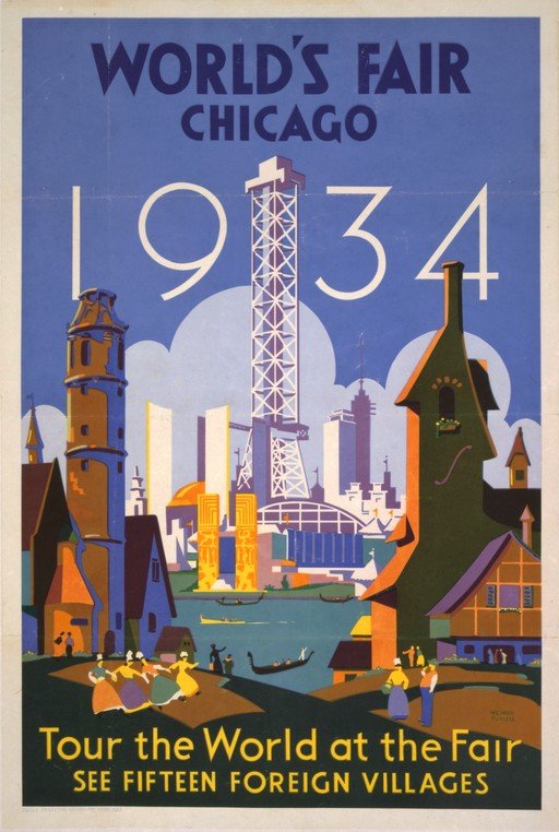 World's Fair Chicago 1934 Poster