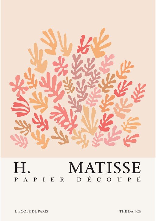 Matisse 'The Dance' Papier Découpé Poster
