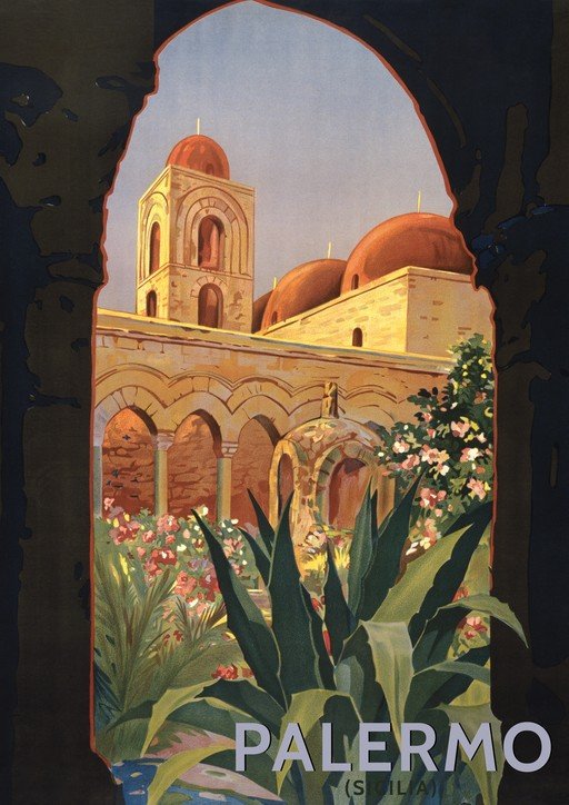 Palermo Travel Poster