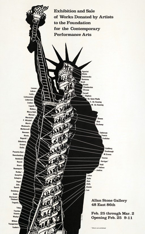 Statue of Liberty Art Exhibition Poster