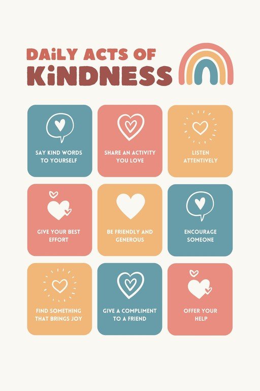 Daily Acts of Kindness Poster