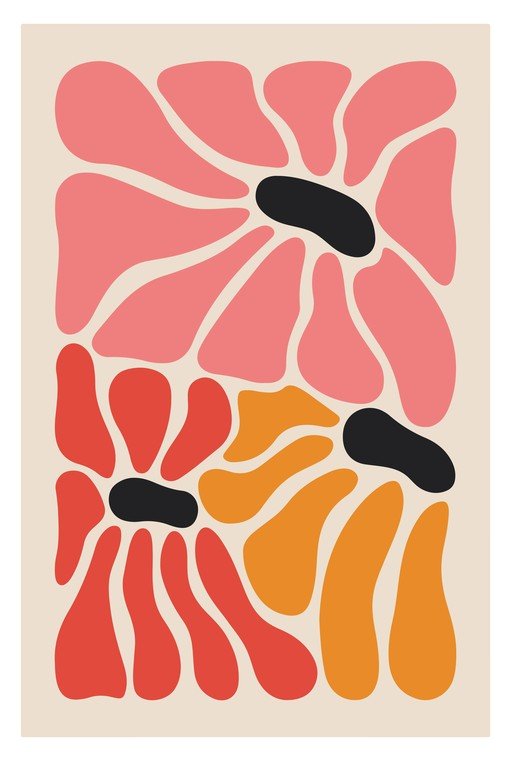 Abstract Floral Art Print