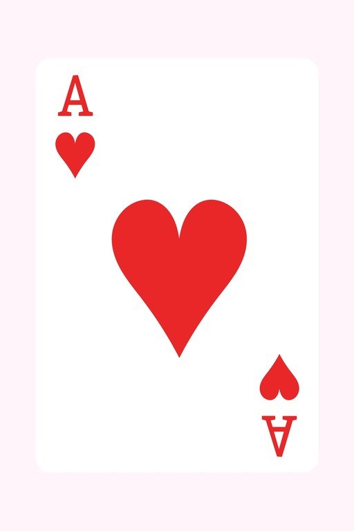 Ace of Hearts Playing Card