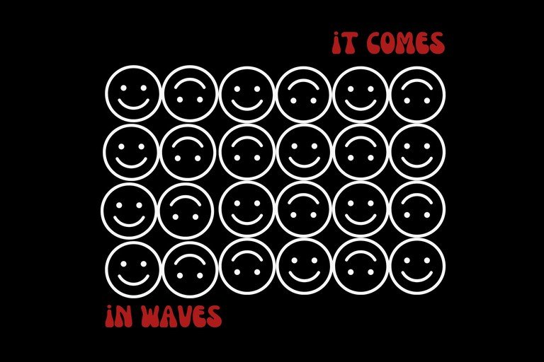 Smiley Faces in Waves