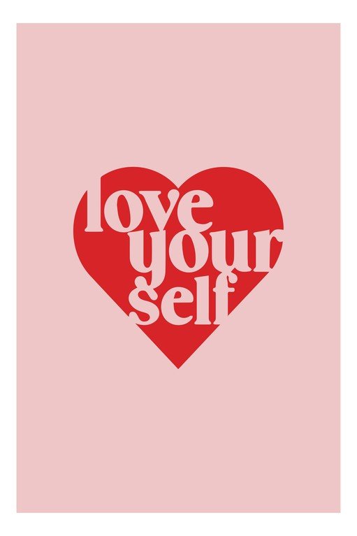 Love Yourself Heart Graphic