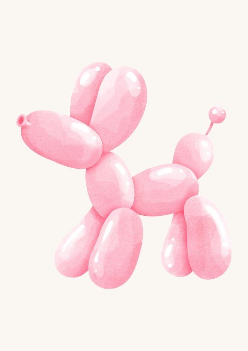 Pink Balloon Dog