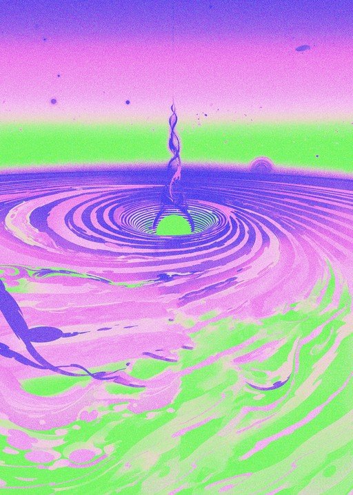 Vortex of Cosmic Colors