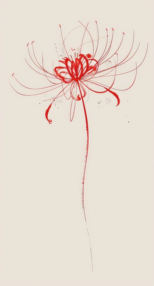 Red Spider Lily Illustration