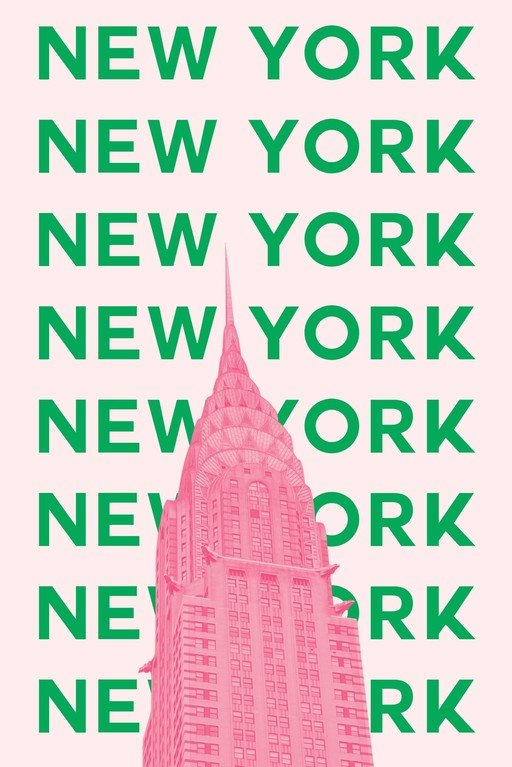 New York City Skyline with Chrysler Building Art