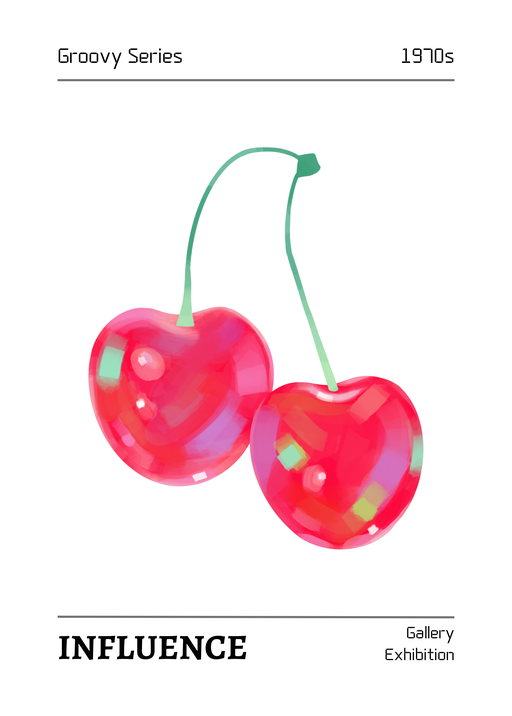 Groovy Series 1970s Influence Cherries