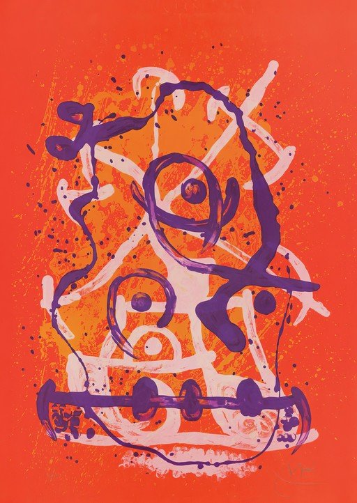 Abstract Expressionist Splatter Art