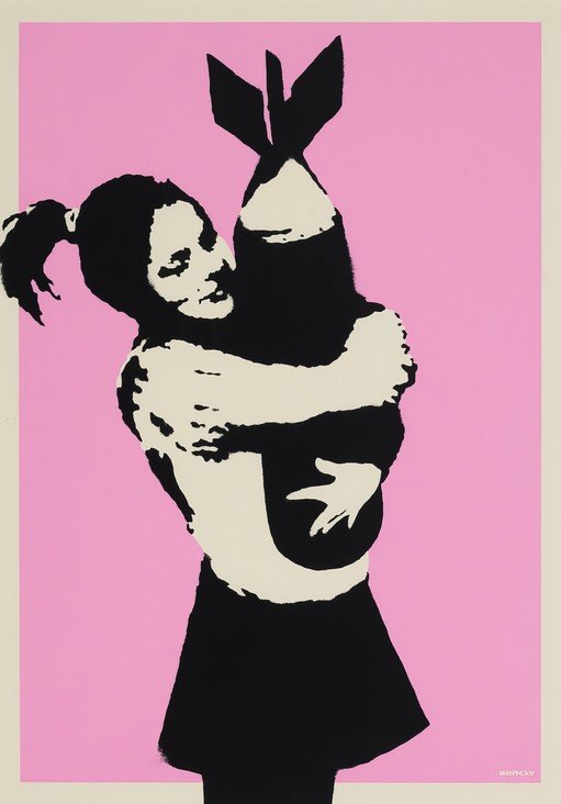 Girl Hugging Bomb