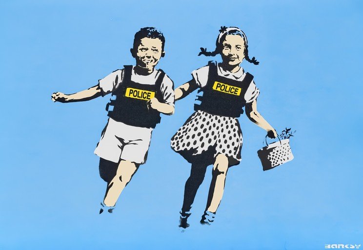 Banksy's "Police Kids" Artwork